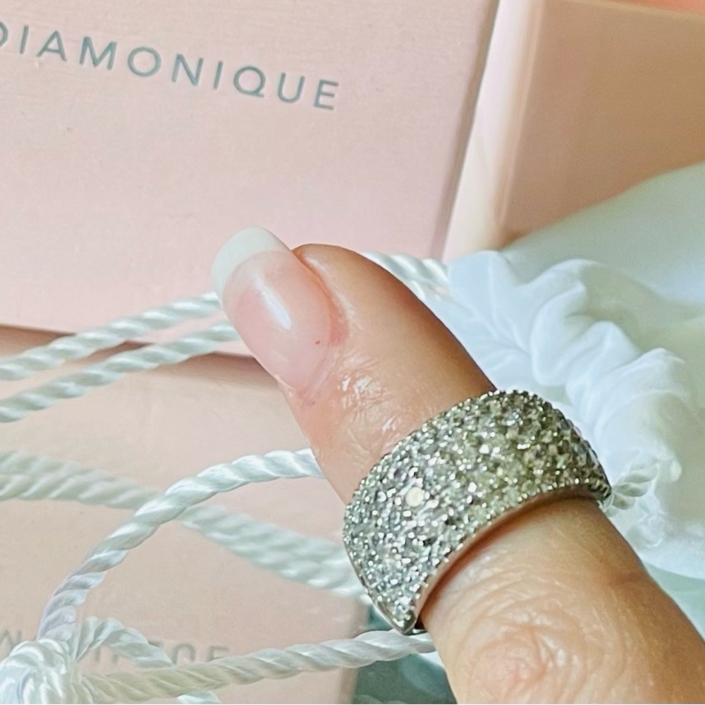 Diamonique Band Ring